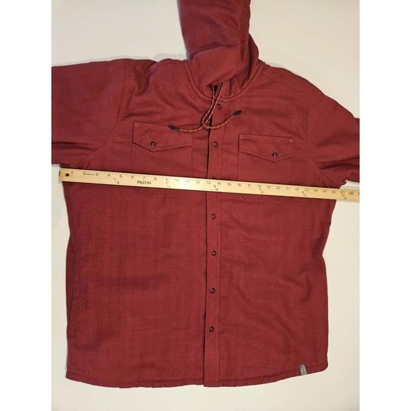 LL Bean Katahdin Performance Red Jacket Mens XL Flannel Hi Pile Fleece Lined - Picture 11 of 14